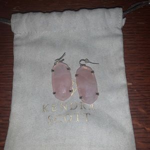 Baby pink Kendra Scott earrings